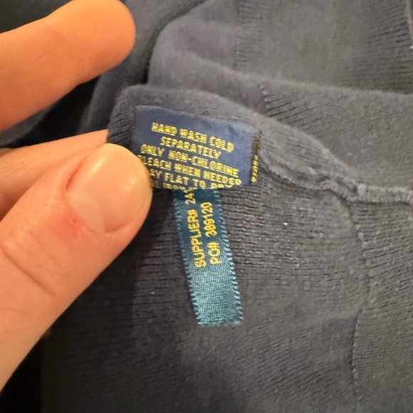 VTG Polo Ralph Lauren Navy Sweater Vest Size XXL. - Picture 6 of 6